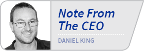 Note From The CEO - Daniel King