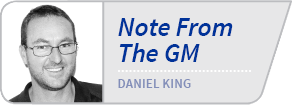 Note From The GM - Daniel King